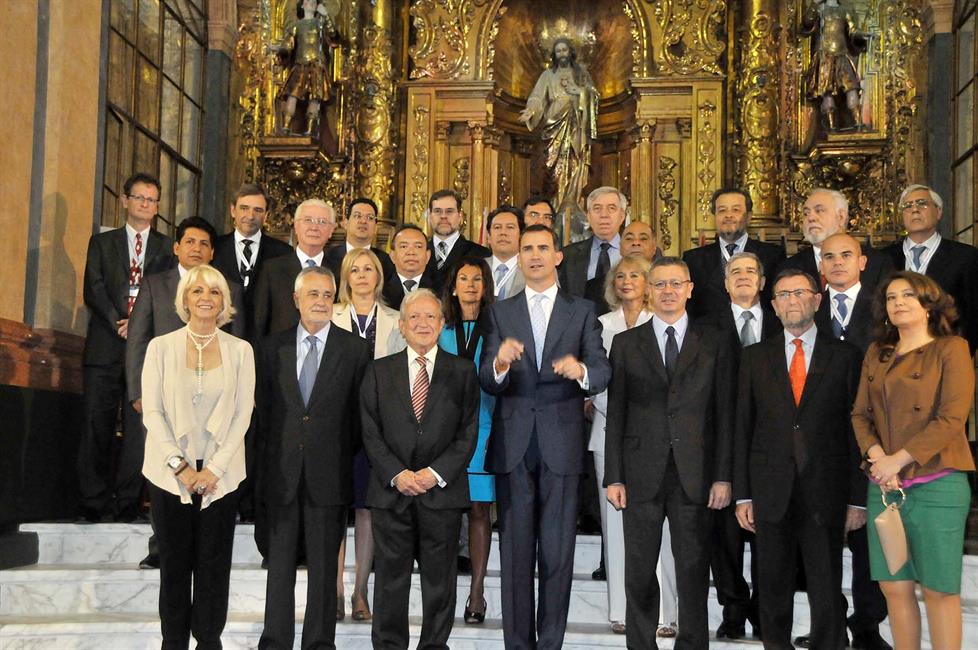 Foto de la ceremonia de inauguración de la IX Conferencia Iberoamericana de Justicia Constituiconal